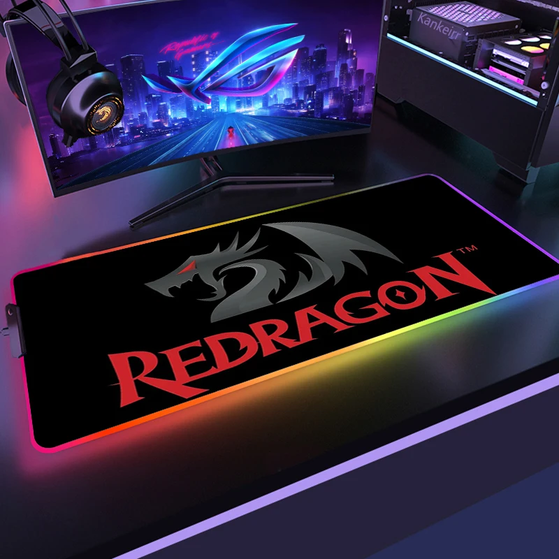 thumbnail image 1 of Alfombrilla de ratón Rgb para ordenador, accesorios de escritorio Redragon, alfombra para teclado de jugador, alfombrilla de Juegos de ordenador portátil, alfombrilla de ratón retroiluminada Xxl Led, 1 of 5
