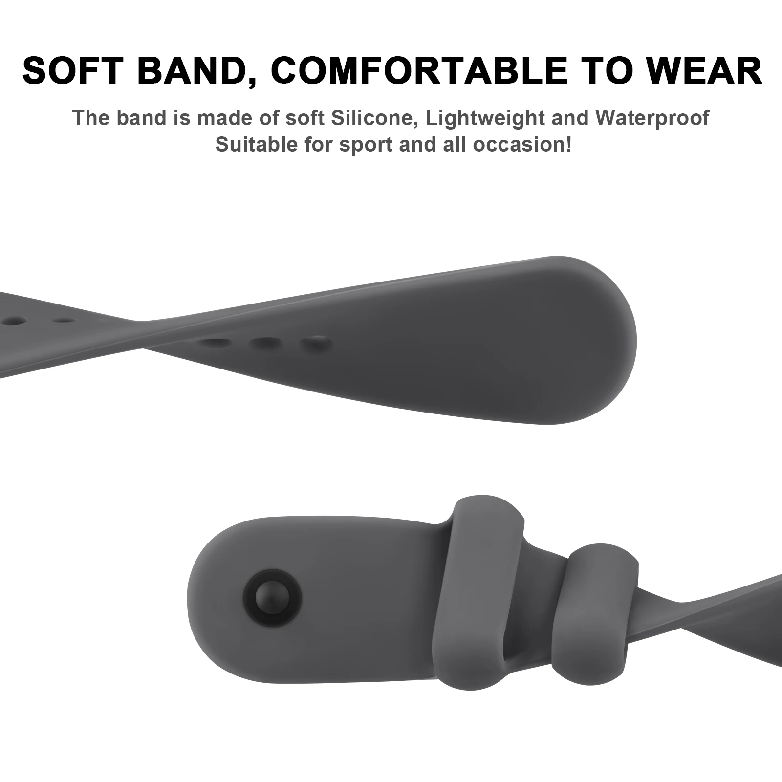 Silicone Replacement Sport Wristband Bracelet Accessories