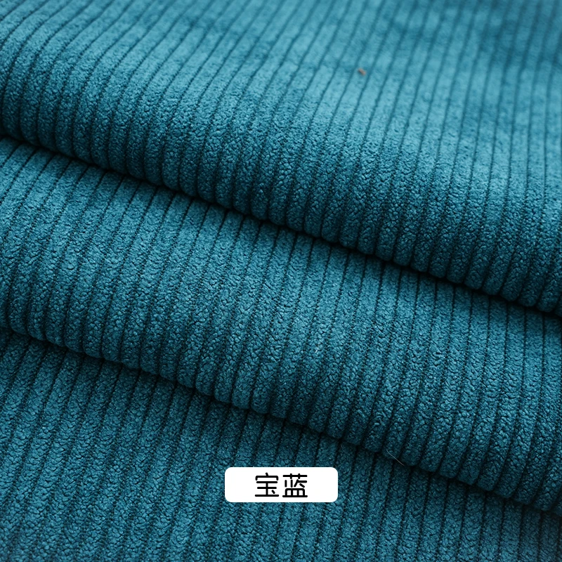 Solid Color Stripe Corduroy Fabric for Handmade Projects - Ideal for Doll Suits, Jackets, Sofa Covers, Pillowcases, and Clothing