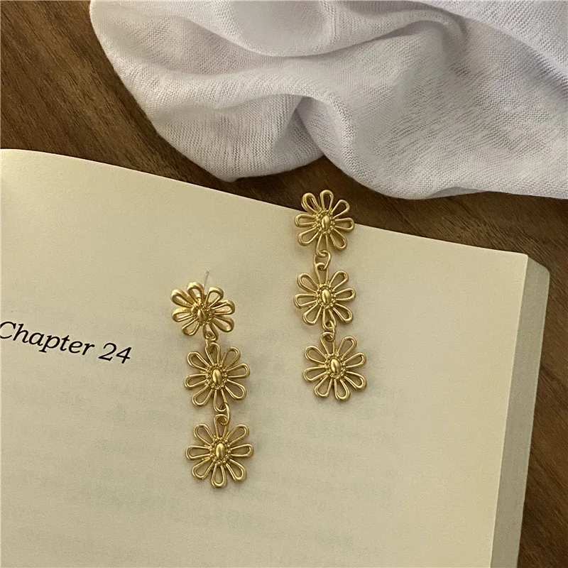 Bohemian Flower Dangle Earrings For Women