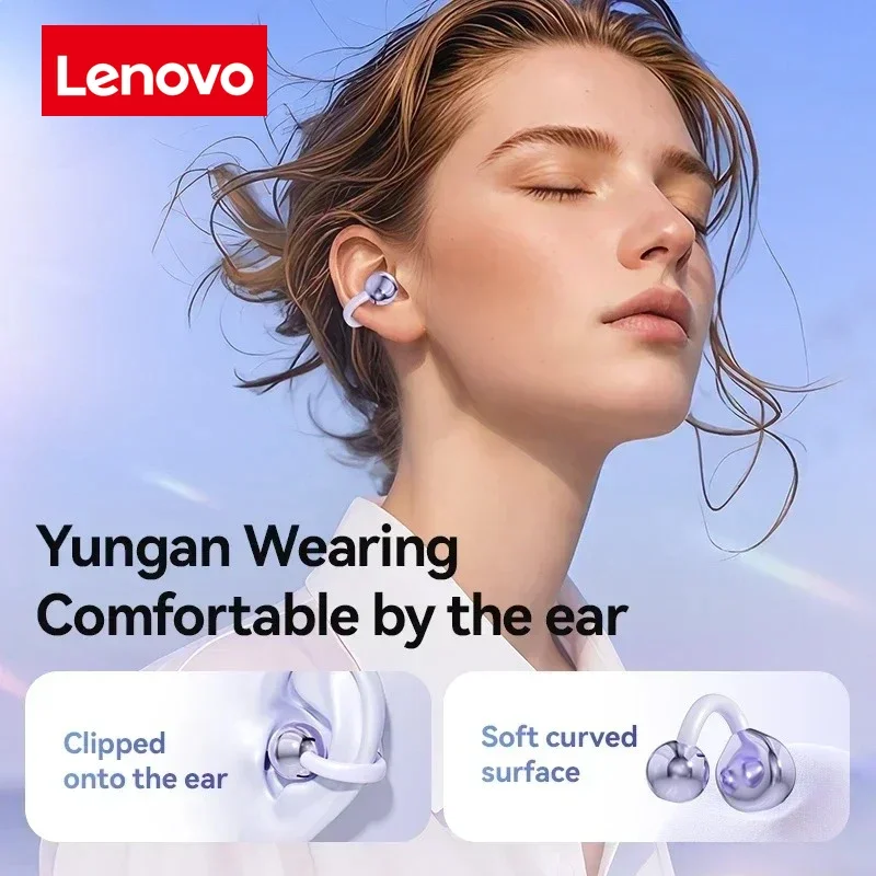 Lenovo Original M79 Earbud Wireless Bluetooth Earphones Open Ear Clip Sport Earphones Bluetooth 5.4 Headphone For Android iOS