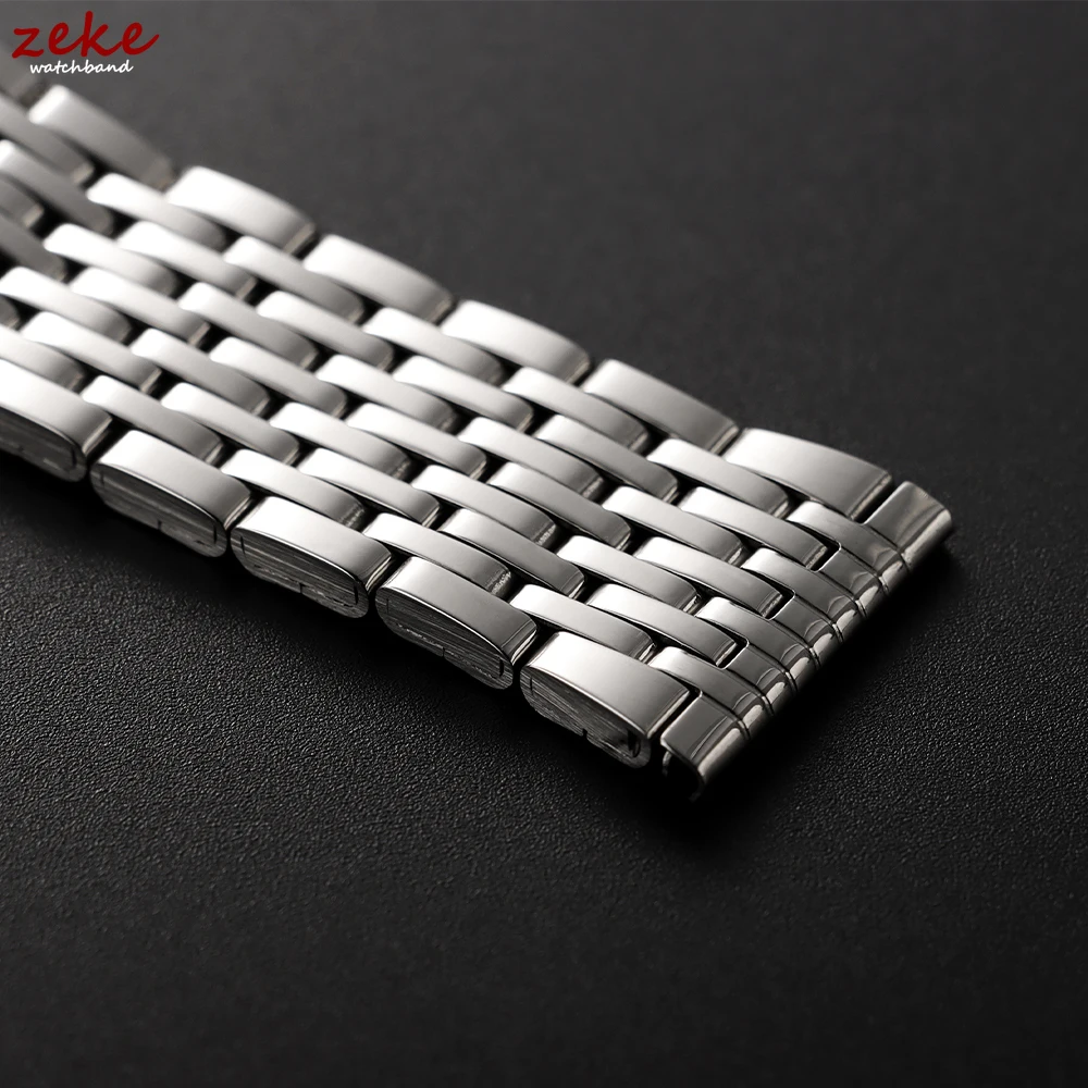 الفولاذ المقاوم للصدأ حزام (استيك) ساعة 18 مللي مت...