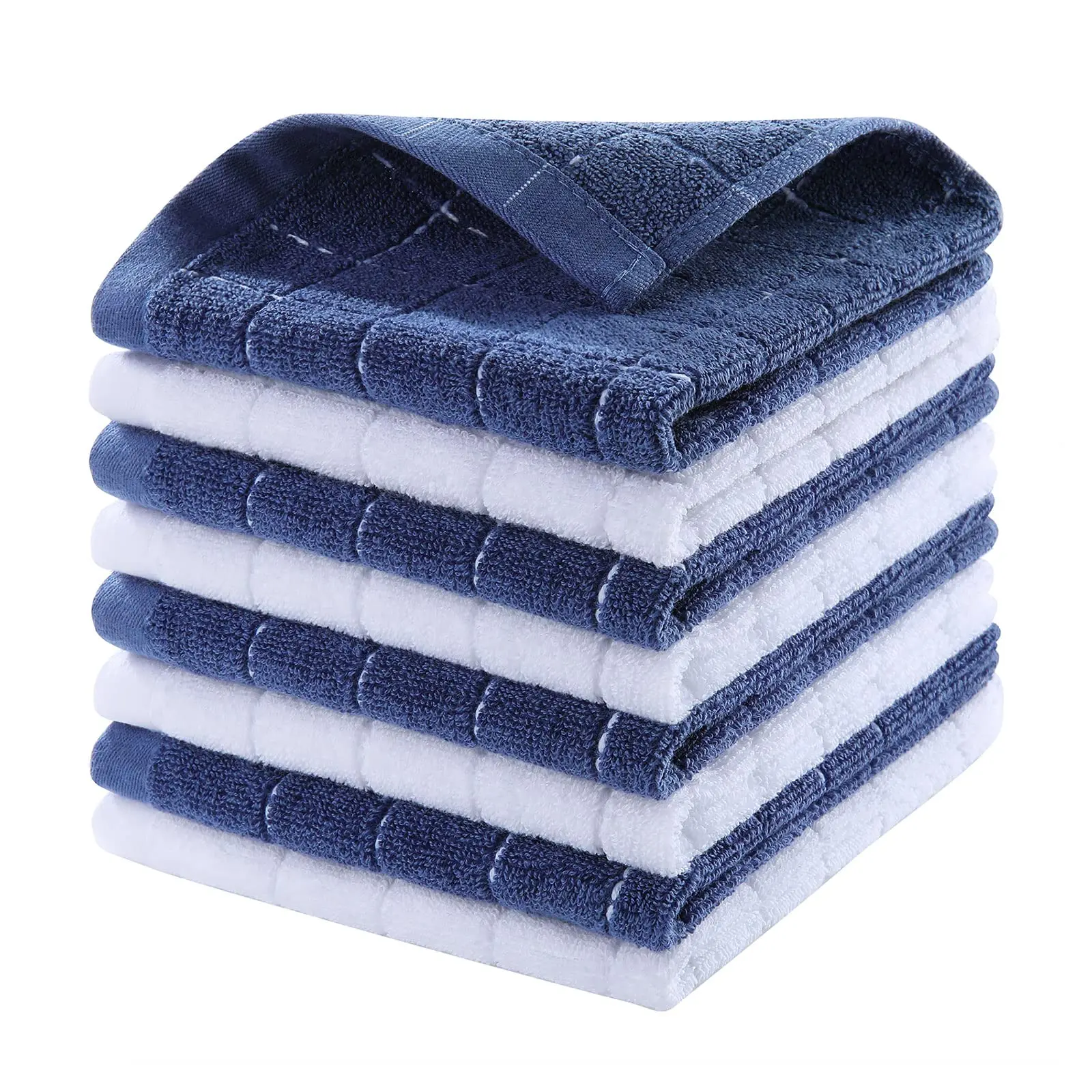 

Olanly 100% Cotton Dishcloth For Kitchen And Home Ultra Soft And Absorbent Kitchen Towel Reusable Cleaning Cloth Tools