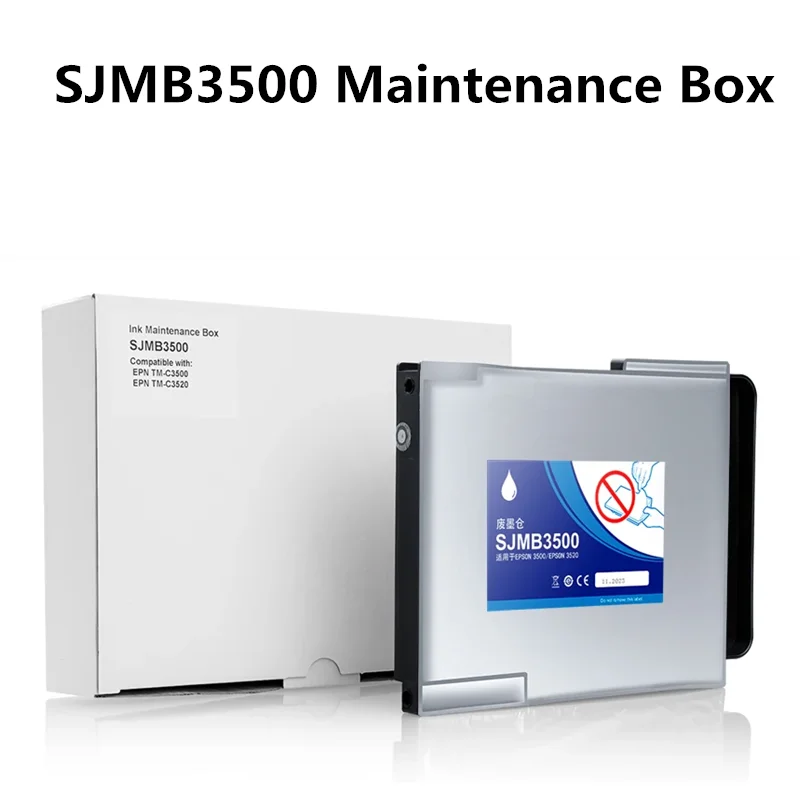 SJMB3500 Maintenance Box C33S020580 Waste Ink Tank For Epson ColorWorks TM-C3500 TM-C3510 TM-C3520 TM C3500 C3510 C3520 Label