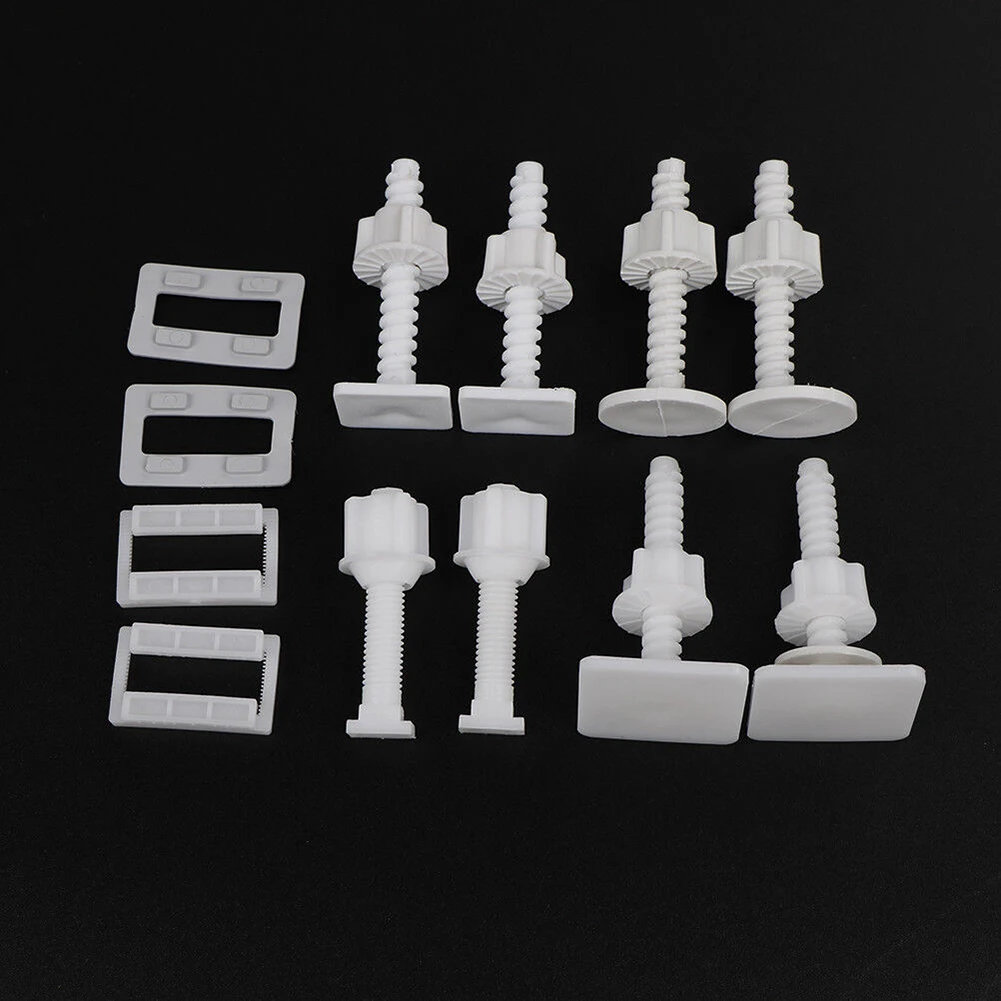 Description Picture 3 of item2Pcs Plastic Toilet Seat Hinge Repair Bolts Replacement-Screws Fixing Fitting Kit Repair Tool Bathroom Toilet Accessories
