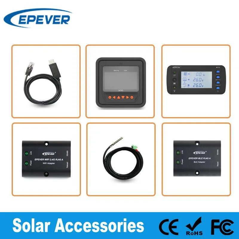 Remote Meter For Tracer Series MPPT Solar Charge Controller Regulator GR50 GRC 