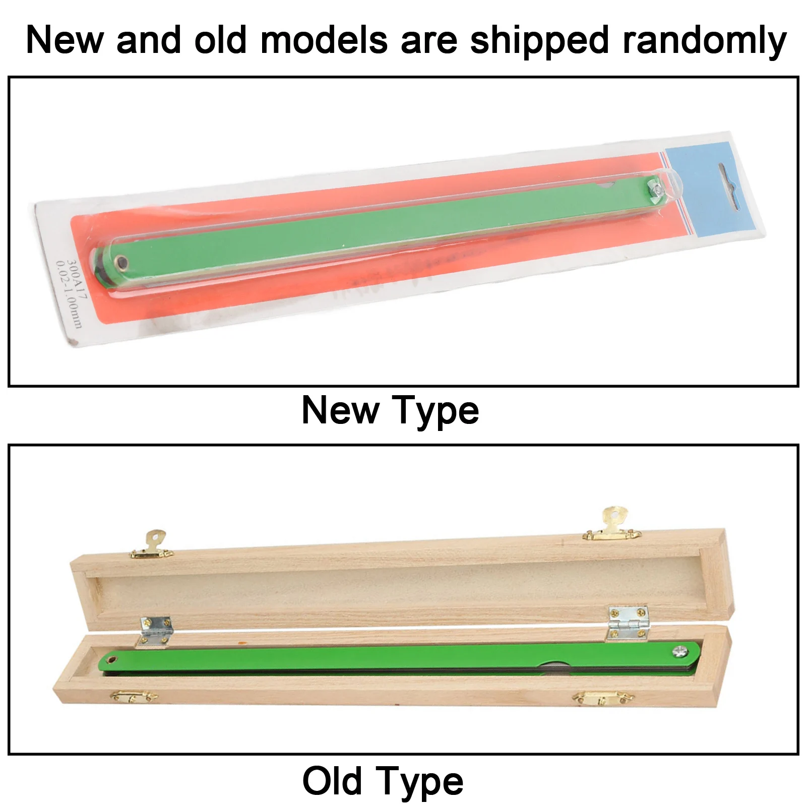 300mm Feeler Gauge 17 Blades 0.02-1mm Thickness Stainless Steel Measurement Layout Tool Filler Gauge feeler gauge