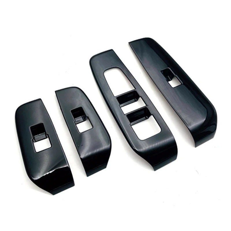 

Подлокотник для автомобильной двери, стеклоподъемник, кнопка подъема, рамка, крышка чаши, отделка, аксессуары, яркий черный для Nissan AURA 2022 + RHD