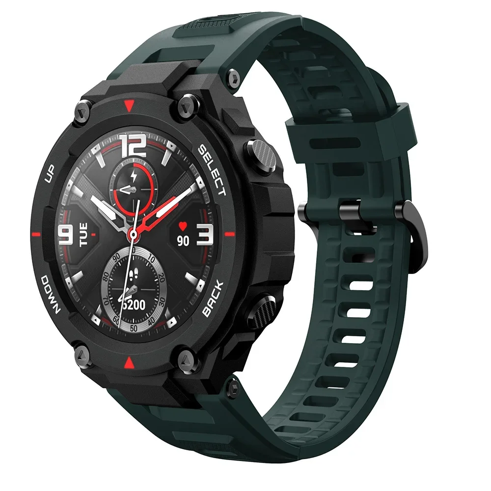Amazfit T-REX / Trex Pro용 실리콘 스트랩 Huami Amazfit T rex 팔찌 Correa용 교체 가능한 액세서리 시계줄