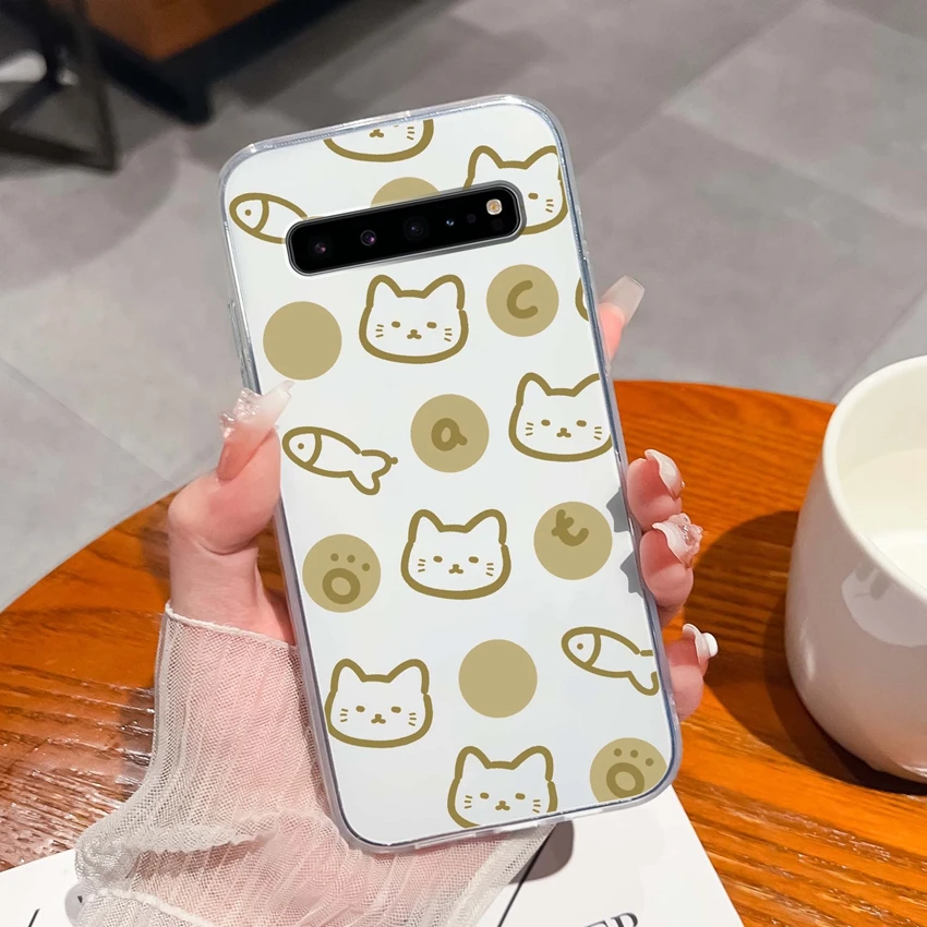 Romantic Rose Pattern Transparent TPU Silicone Anti-Slip Bumper Phone Cover
