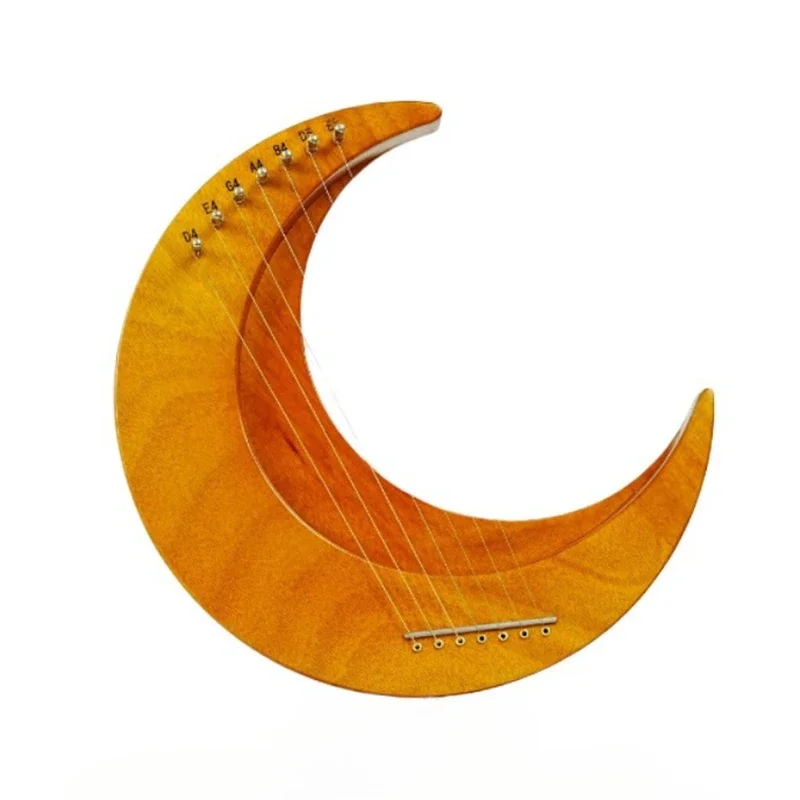 Portable Lyre Harp 7 String Miniature Moon Harp Professional Lira Instruments Adult Lyres Children's Rare Musical Instrument