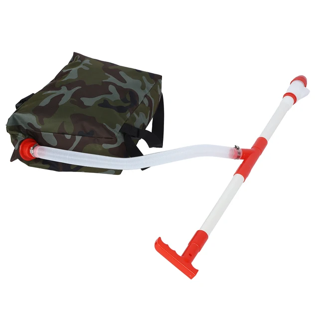 Manual Fertilizer Spreader Fertilizing Tool with Bag for Farm Corn Vegetables Sugar Cane Fruit Trees 4