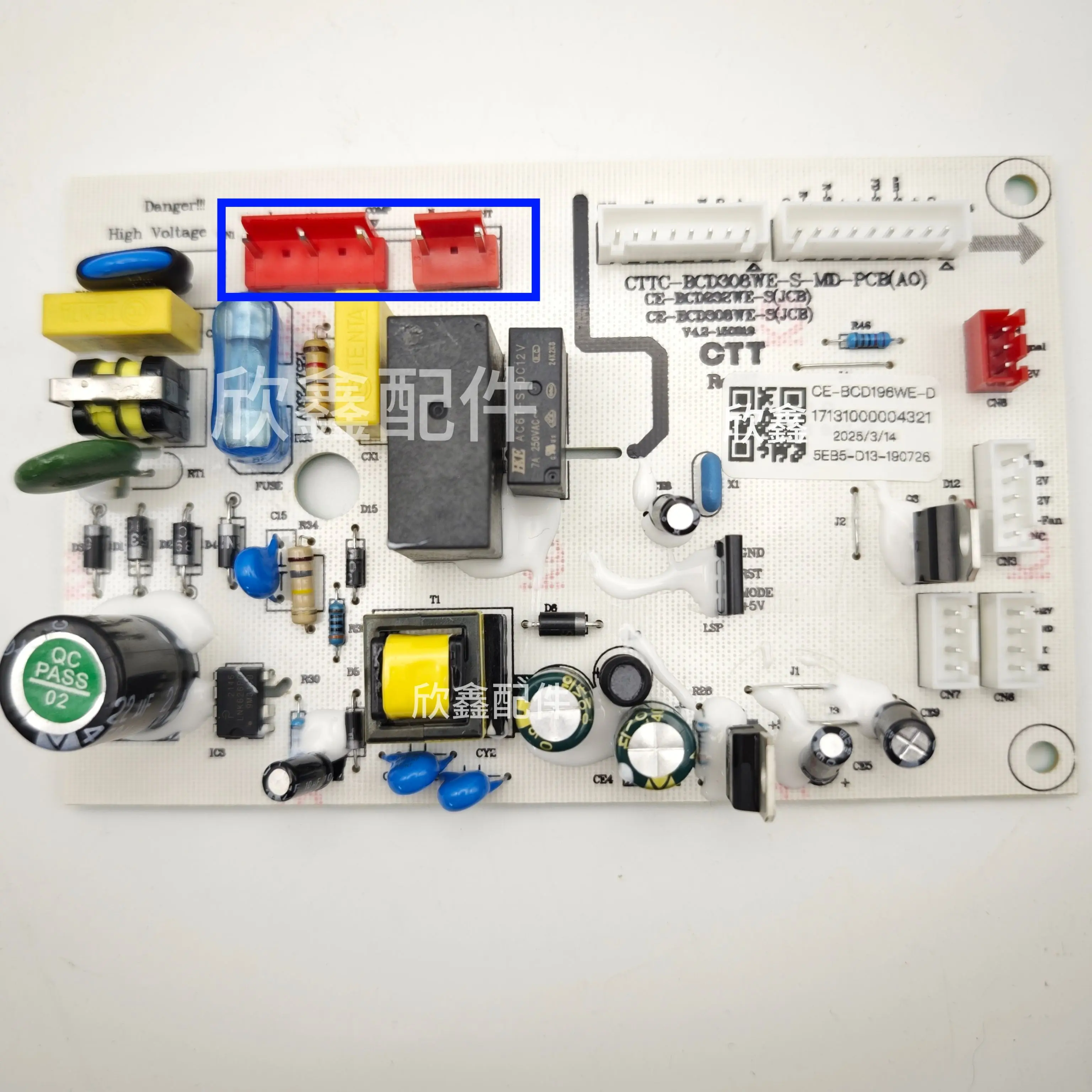 Midea Refrigerator CE-BCD196WE-D Control Board 17131000001081 17131000000507 17131000004321 Main Control Board HD-255FWN(ST)
