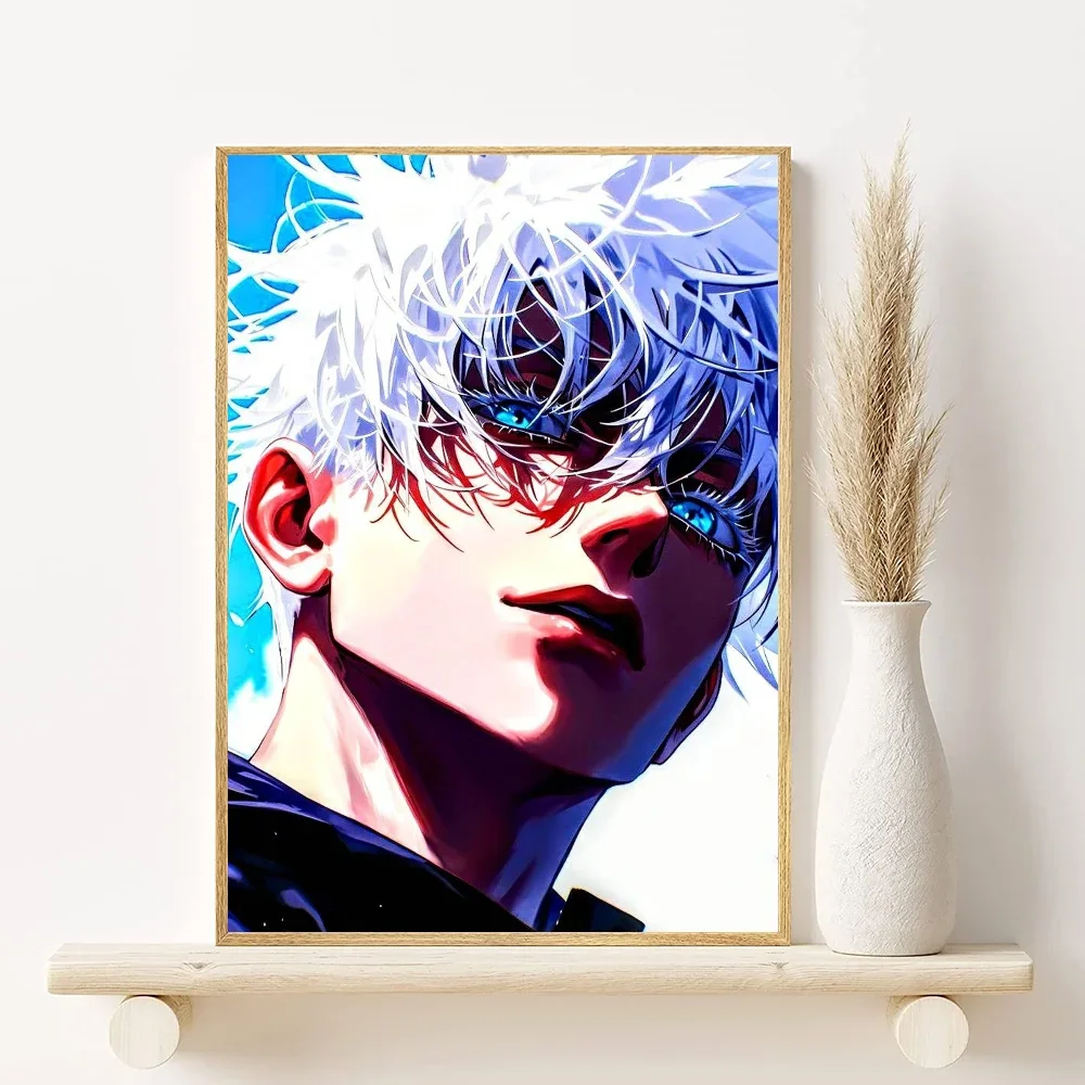 Gojo Satoru Jujutsu Kaisen Canvas Art Print - Aesthetic Wall Decor
