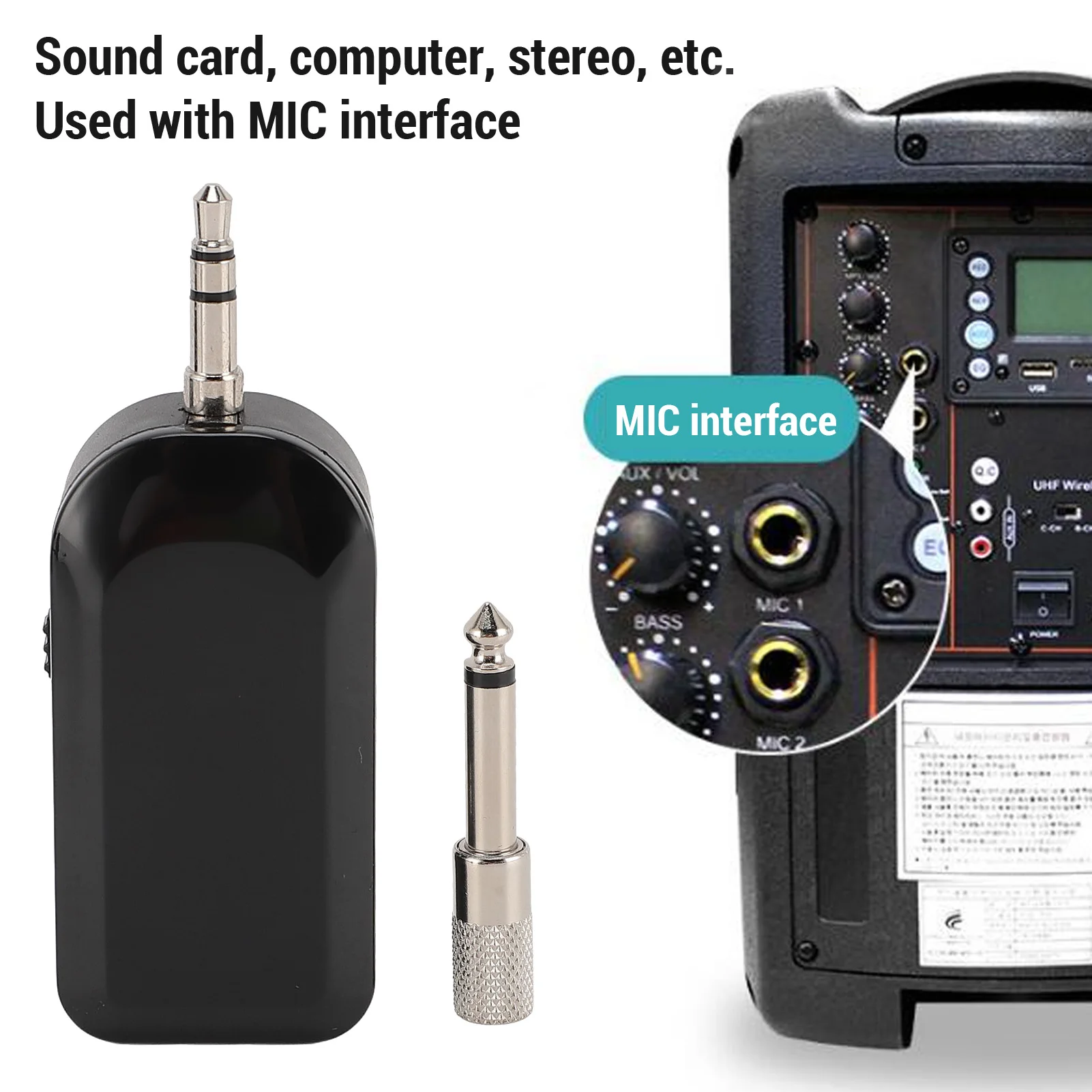 2.4G Wireless Instrument Microphone Pickup System for Guitar Violin Accordion Cello Zither Lute Stage Performance new