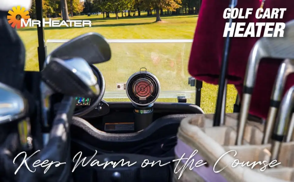 Golf Cart Heater;mr heater;keep warm;golf;golfing