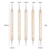 5pcs Professional Nail Art Brushes Kit Classic Acrylic Liner Dotting Drawing Pen With Plastic Handle For Manicure Design Tool 6
