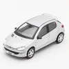 DCT 1/64 206 Model Car Vintage Vehicle Hatchback Diecast Car Collection Toy Station Vehicle Gift For Adults With Display Case 4