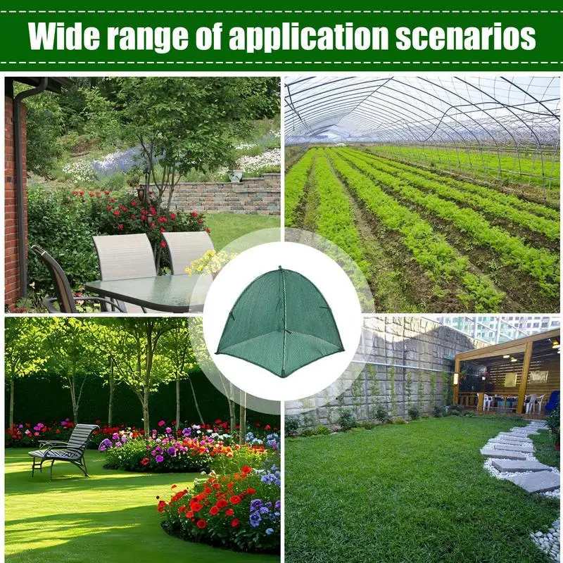 Plant Shade Pop Up Flower Cover Sunblock Mesh Plant Shade for Tomato Strawberry Vegetable Chicken Coop Patio Deck