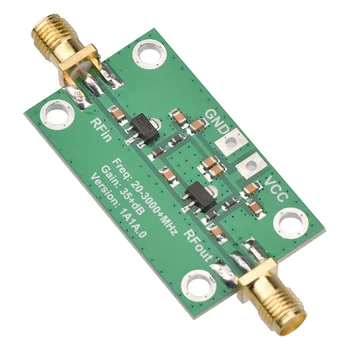 20-3000mhz RF 광대역 증폭기 이득 40dB 저잡음 증폭기 LNA 보드 모듈, FM HF VHFf/UHF용 DC 5V