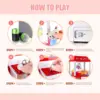 Claw Machine Candy Grabber Prize Dispenser Vending Machine Arcade Game Machines for Home Party Birthday Gifts Boys Girls Toys 4