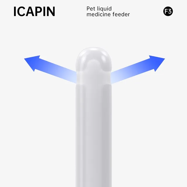 Pet Feeding Feeding Syringe with Silicone Tip Side Grip Pet Dispenser Popper Medical Feeding Tool for Dogs and Cats 4
