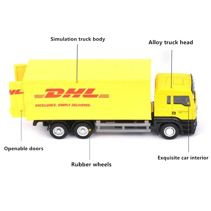 車　模型　DHL　トラック The Truck Collection DHL Big Truck Set (2-Car Set) (Model