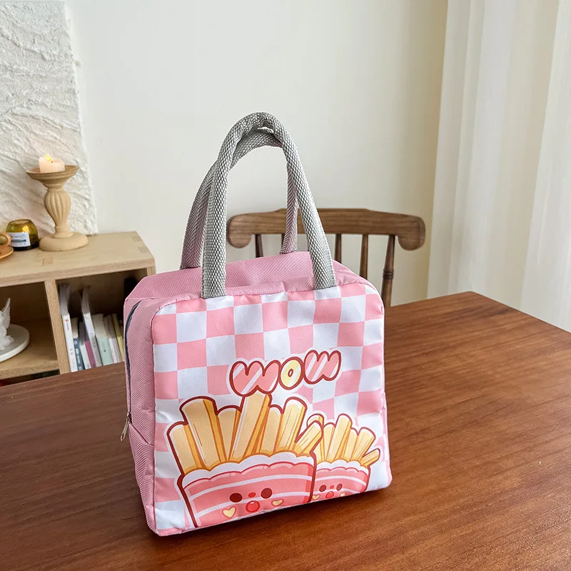 Cartoon Lunchbox Bag Lunchbox Insulation Bag Tote Work Bento Student Lunch Meal