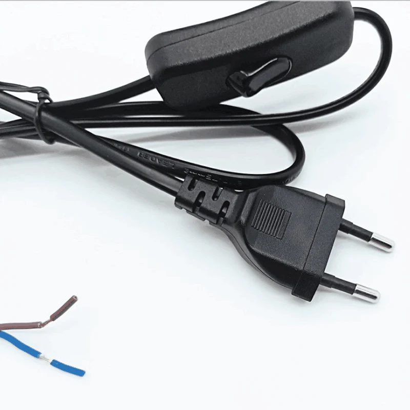 200W Wire Line Cable Power Cord with Switch Plug Portable Grow Light Parts & AccessoriesMobile Hanging Light Link Field Camping