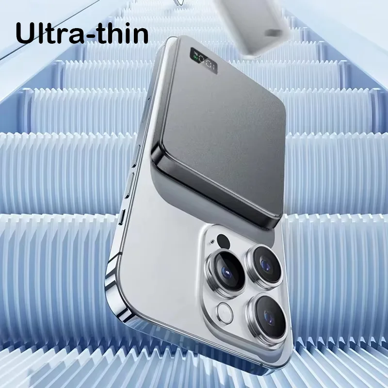 Xiaomi 10000mAh Ultra-Thin Magnetic Wireless Power Bank PD25W Fast Charging Portable Battery for Magsafe For iPhone Samsung 2025 4