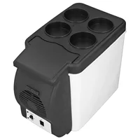 Réfrigérateur Portable 12V pour voiture, 37W, 6l, boîte à médicaments Portable à faible bruit, cosmétique, réfrigérateur Portable pour aliments 3