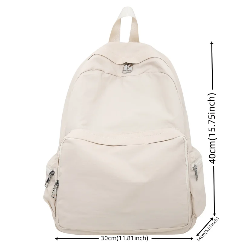 Women Versatile Schoolbags Ladies Simplicity Waterproof Nylon Large-capacity Backpacks Female Leisure Fashion Travel Knapsacks