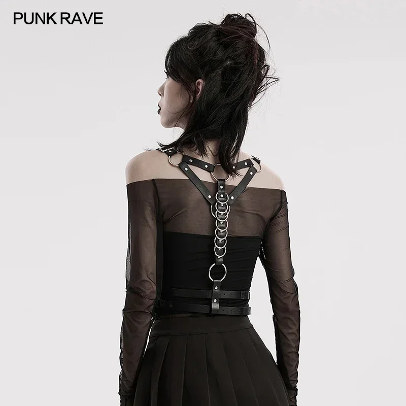 Cintura Donna Pelle Punk Catene Per Il Corpo A Strati Nere Cintura In cintura-donna-pelle-punk-catene-per-il-corpo-a-strati-nere-cintura-in