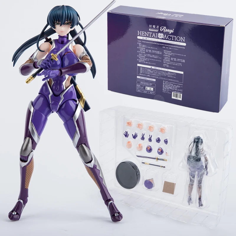 

Anime Figurine SECOND AXE Asagi Igawa Figure Sexy Girl Action Pvc Collectible Model Doll Toys and Part
