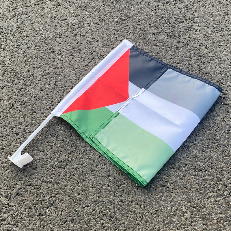 2 Stück Autofahne Palästina 45x30cm - PALÄSTINENSISCHE Autoflagge Auto-Fenster  Fahne Flagge Auto flaggen : : Auto & Motorrad