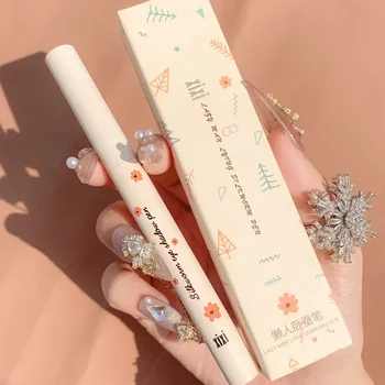 Heallor Diamond Blue Pencil  Makeup Highlighter Pearl Brightening Cream Gold Silver Eye Shadow Pen Glitter Silkworm Eye Liner Pe - Thumbnail 4