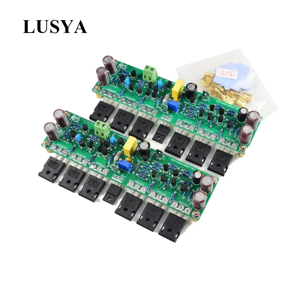 Lusya-placa Amplificadora Mosfet L15 Canais Amplificador Estéreo Par 300w 8r Classe ab Irfp240 Irfp9240