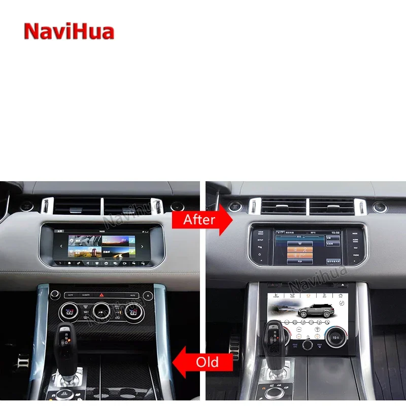 Touch Screen Display Monitor Display AC Conditioning Panel Switch LCD Touch Screen Air Panel For Land Rover Range Rover Sport L494 2013-2017