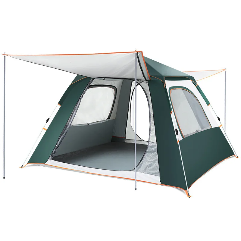 

3-4 Person Large Camping Tent Waterproof Family Tents for Outdoor Double Person Event Luxury Camping Tents Fully Automatic Tents