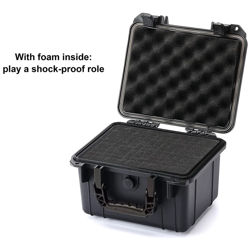 

Tool Box Safety Waterproof Hard Case Tool Box Hardware Toolbox rigid suitcase Plastic Hard Case Shockproof Storage Box with Foam