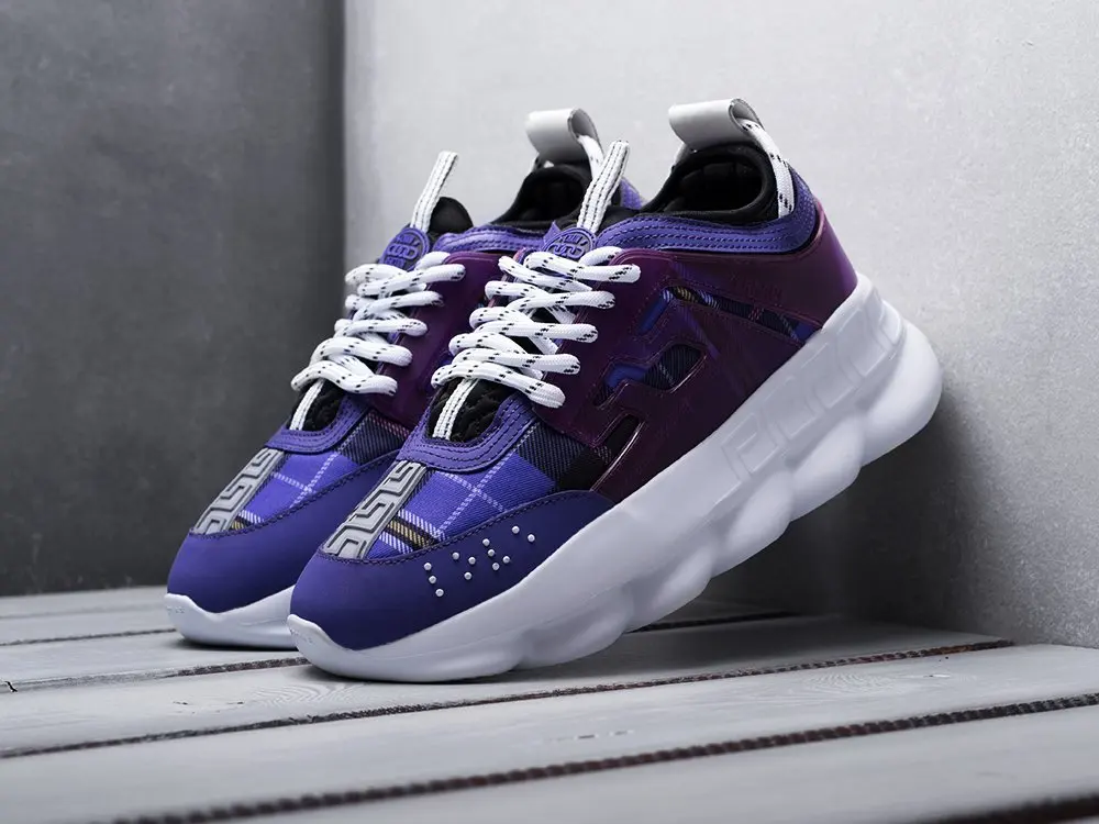 Кроссовки Versace Chain Reaction Фиолетовый Лето Женский | Обувь