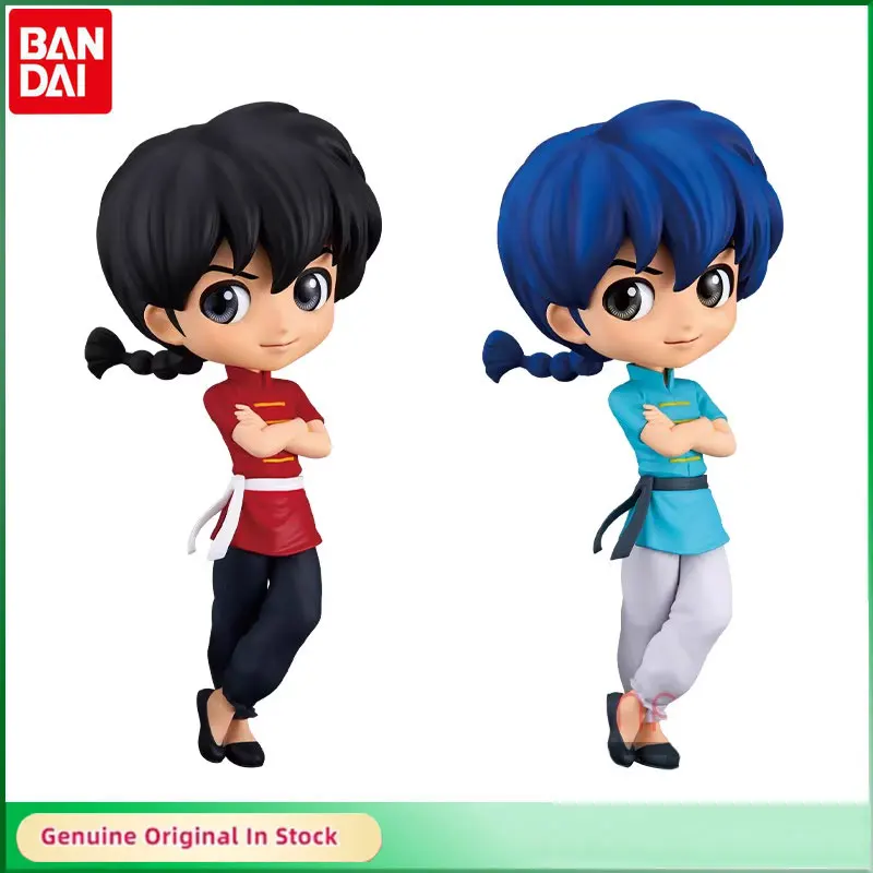 

Bandai Original Ranma Nibun-no-Ichi 1/2 Ranma Men's Version PVC Anime Figure Model Collectibles Desktop Ornaments Kids Gifts