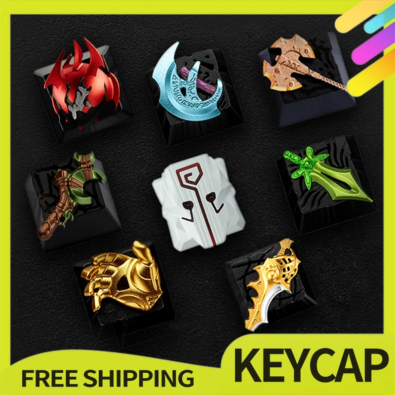 

Zomoplus Keycap Daota2 Mechanical Keyboard Cnc Customized Original Personality Keycap Aluminum Alloy Material For Gamer Gifts