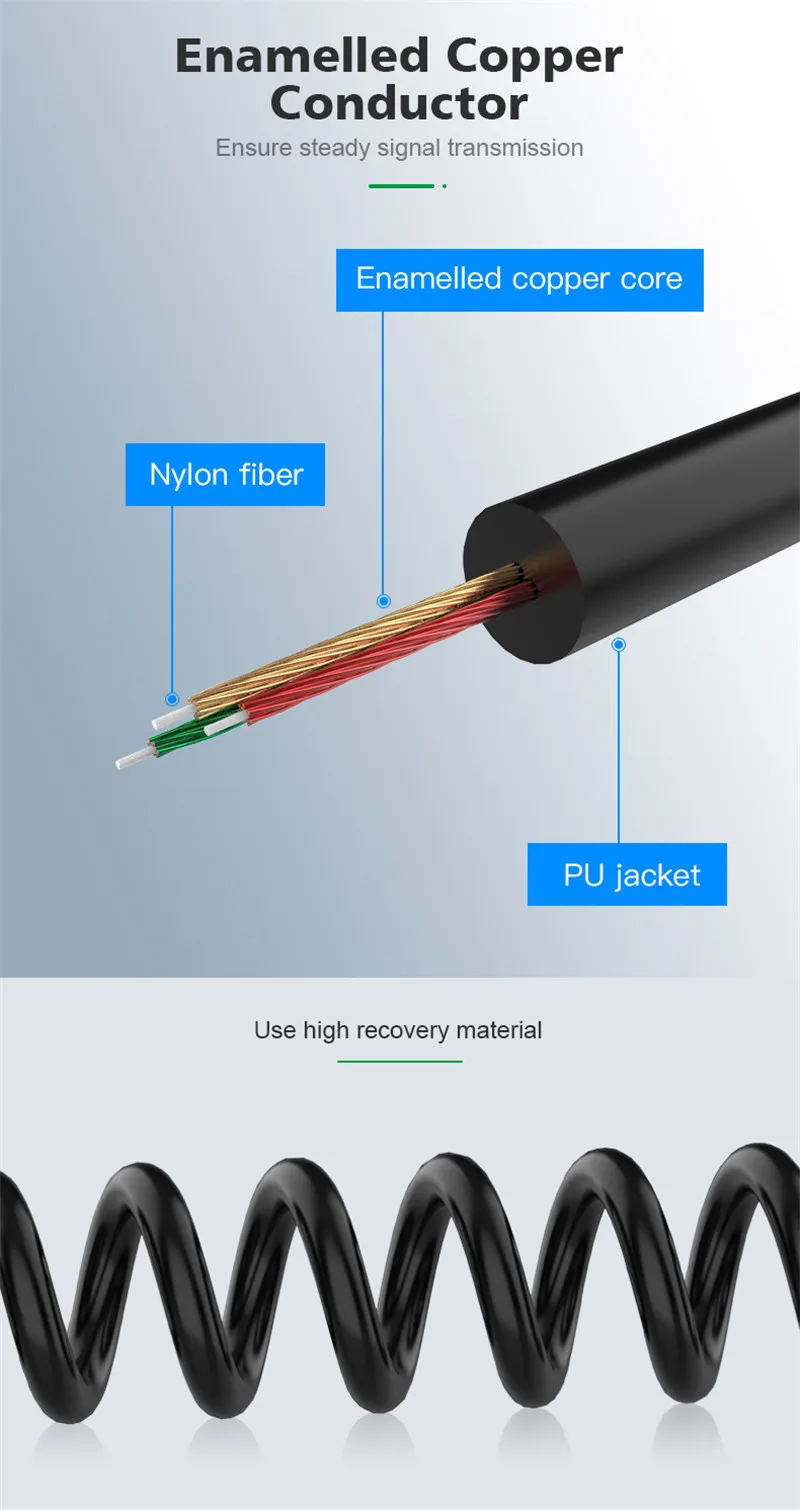 USB C to 3.5mm Jack AUX Audio Cable Adapter - Features