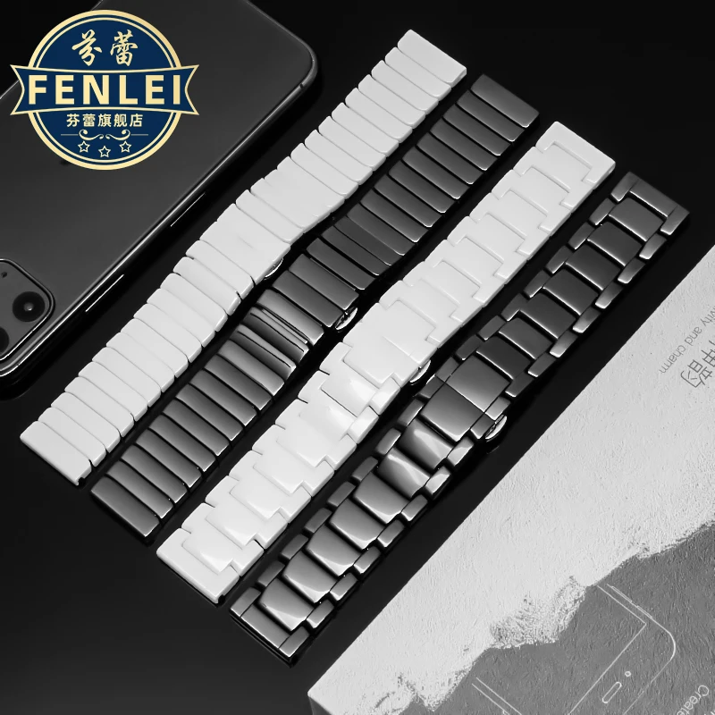 Ceramic Watch strap For Huawei Watch3Pro GT2e/GT2 GT3/2 46MM Honor Magic 2 Smart Band Bracelet Universal Wrist band 18 20mm 22MM