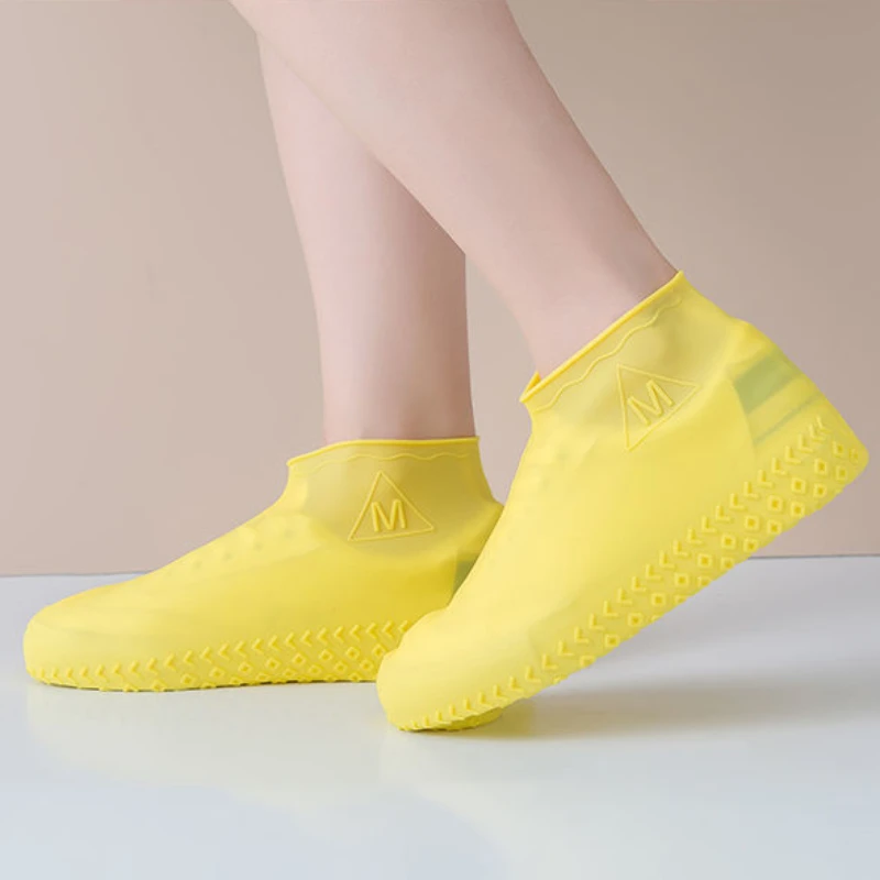 Non-slip Rain-proof Waterproof Unisex Silicone Rubber Shoe Covers Outdoor Cycling Protectors