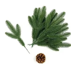 30 - Piece Artificial Pine Needle Set for Festive Home Decoration (Green)