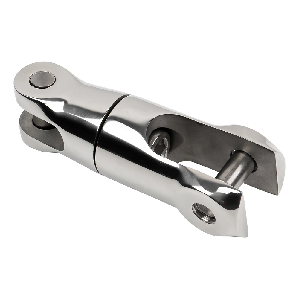 Boat 316 Stainless Steel Anchor Chain Swivel Anchor 6-8mm/10-12mm Chain Rotation Connector 2 Sections 2