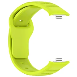 Silicone Sport Watchband Replacement Wristband - Mi Band 8 9 10pro (Fluorescent Green)