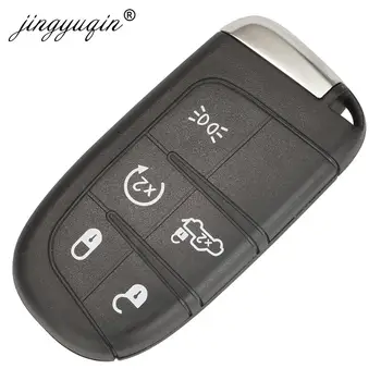 Keyforkess SIP22 Blade Remote Smart Key Shell sostituzione per Fiat 500 500L 500X Toro 2016 2017 2018 2019 portachiavi per auto 3/4/5 BTN - Jingyuqin SIP22 Blade Remote Smart Key Shell sostituzione per Fiat 500 500L 500X Toro 2016